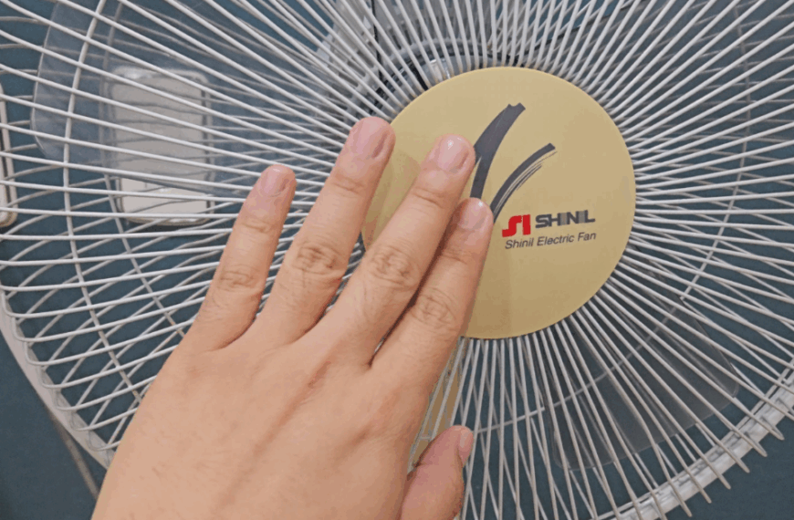 선풍기 청소 이렇게 하세요! 플라스틱 변색 쉽게 제거하는 방법