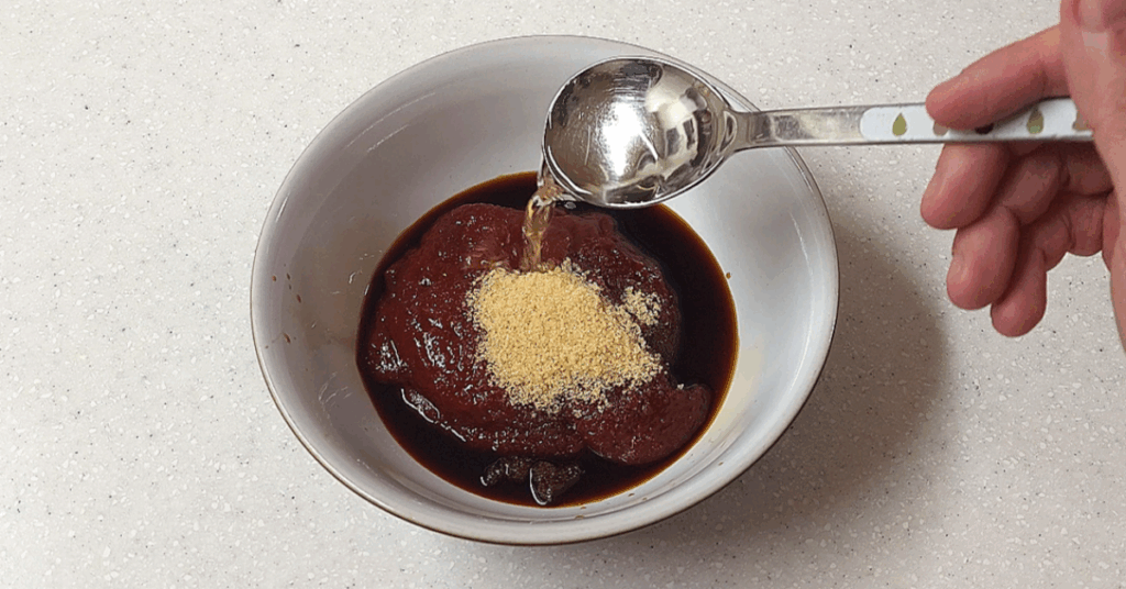 마늘장아찌 양념장 만들기