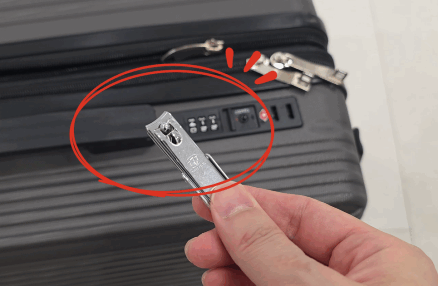 캐리어 비밀번호 푸는법 중 가장 간단하면서 확실한 꿀팁입니다. (경찰이 싫어합니다) 6