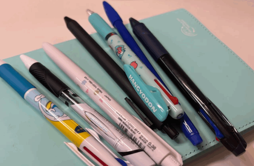 볼펜 추천 : 내 손에 딱 맞는 볼펜 고르는 법(잉크, 굵기, 그립감) 3가지 3