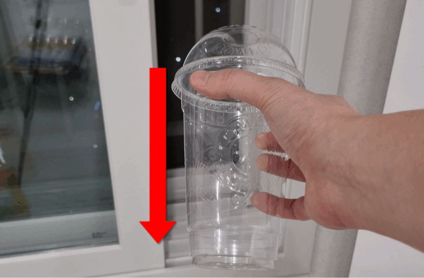 창틀 청소 방법